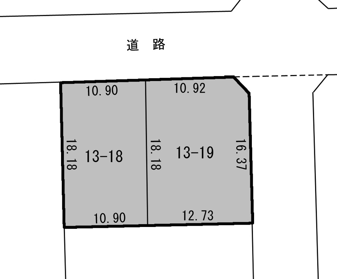 音更町柳町北区売地　都市計画法34条区域指定により住宅建築可 内観